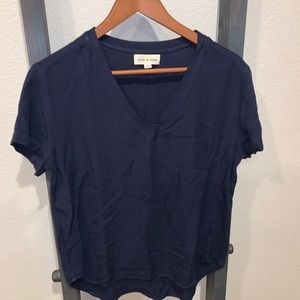 Cloth & Stone navy tee    Sz M